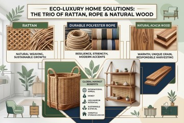 Elevate Modern Home Decor: The Art of Combining Rattan, Rope, and Natural Wood